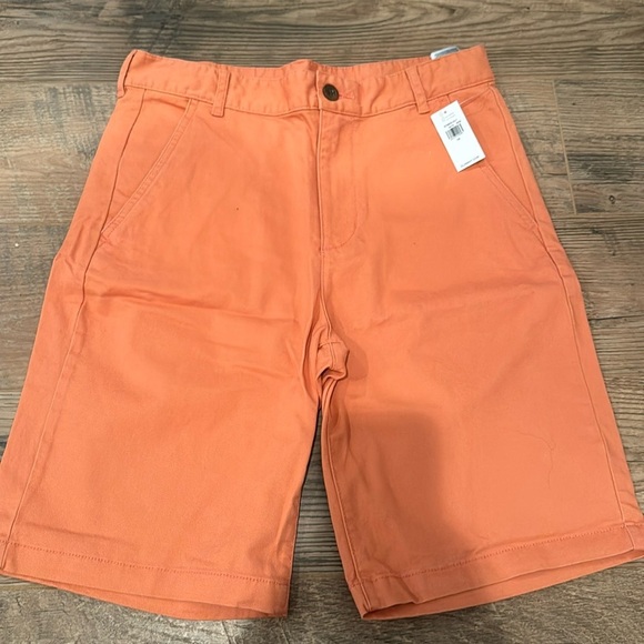 NWT Old Navy Orange Boys Shorts Size 16 - Picture 1 of 5